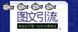 2023年价值1980的图文引流创业粉螺旋起好技术暴力起粉加爆微信-老胡轻创社