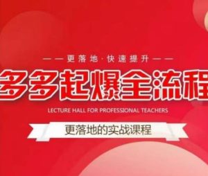 互力-多多新品打爆全流程，拼多多14天拉搜索自然流量，更落地·快速提升-老胡轻创社