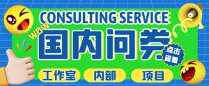 最新工作室内部国内问卷调查项目,单号轻松日入30+多号多撸【详细玩法教程】-老胡轻创社