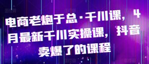 电商老炮于总·千川课，最新千川实操课，抖音卖爆了的课程-老胡轻创社