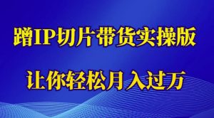 蹭这个IP切片带货实操版,让你轻松月入过万(教程+素材)-老胡轻创社