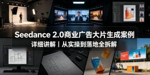 Seedance 2.0商业广告大片生成案例详细讲解|从实操到落地全拆解-老胡轻创社